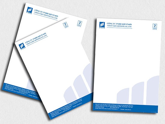 IN GIẤY TIÊU ĐỀ LETTERHEAD