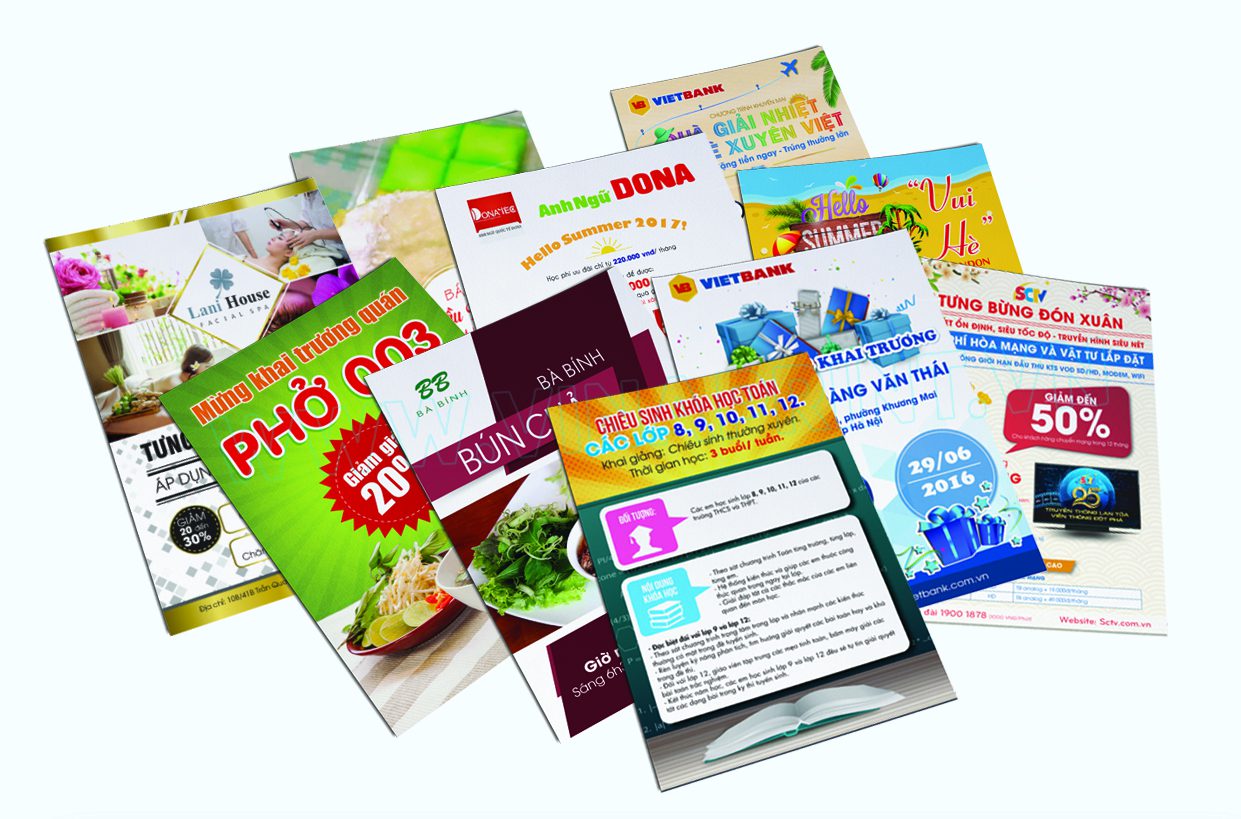 In tờ rơi quận Thủ Đức giá rẻ nhất, số lượng ít vẫn nhận in.