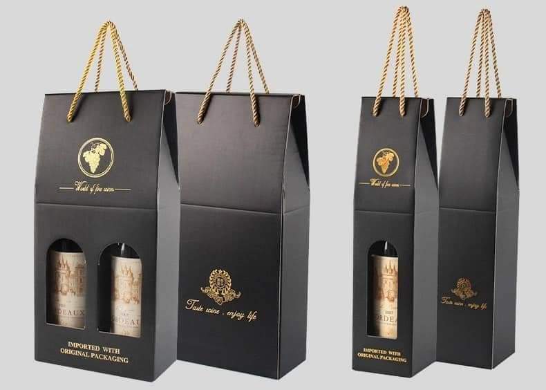 Hộp quà từ giấy mỹ thuật ánh kim