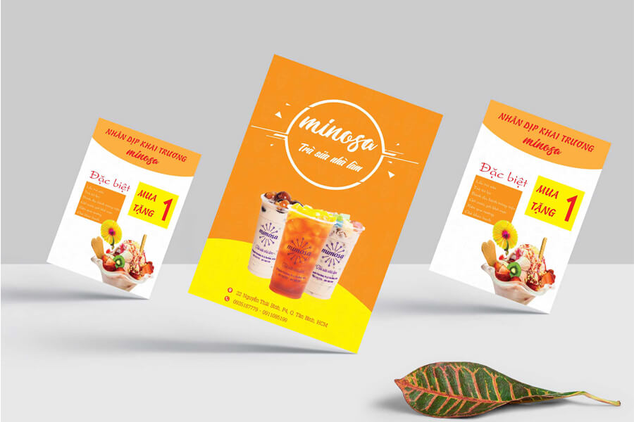 COMBO TỜ RƠI A5 + THIẾT KẾ TỜ RƠI